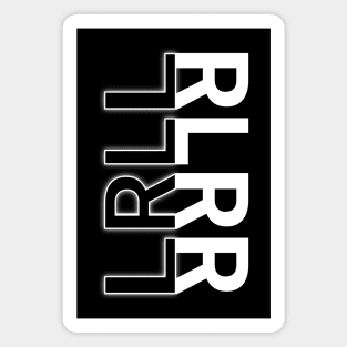 Paradiddle: RLRR LRLL Drum Rudiment Enthusiast Magnet